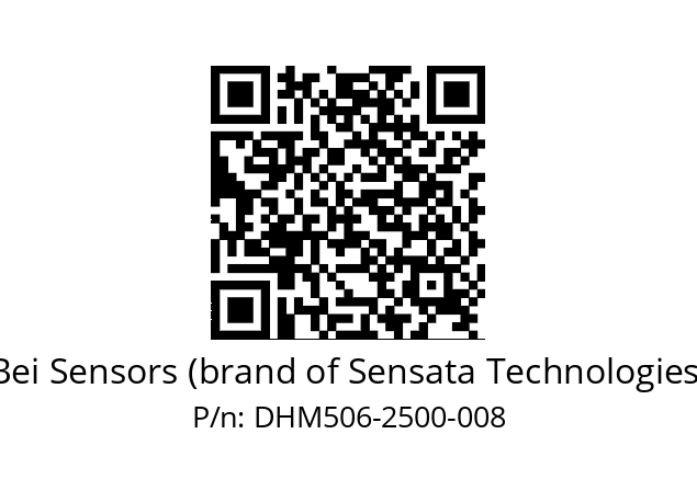  DHM5_06//2G29//02500//G3R020//--03-- Bei Sensors (brand of Sensata Technologies) DHM506-2500-008