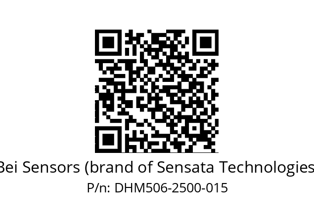  DHM5_06//RG55//02500//G3R020// Bei Sensors (brand of Sensata Technologies) DHM506-2500-015