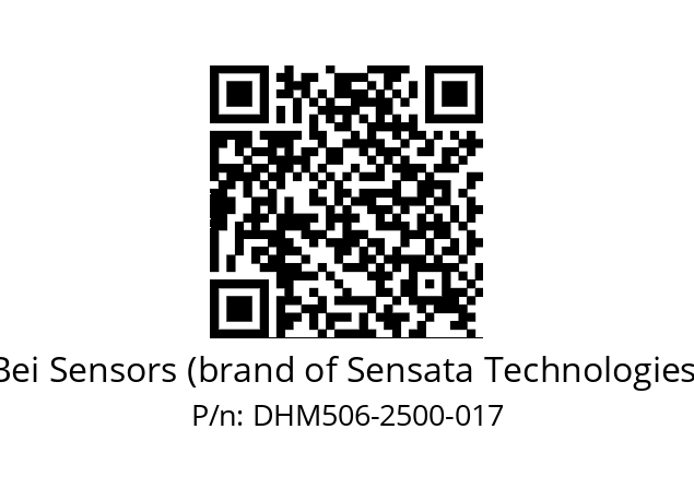  DHM5_06//RG59//02500//G8R//--03-- Bei Sensors (brand of Sensata Technologies) DHM506-2500-017