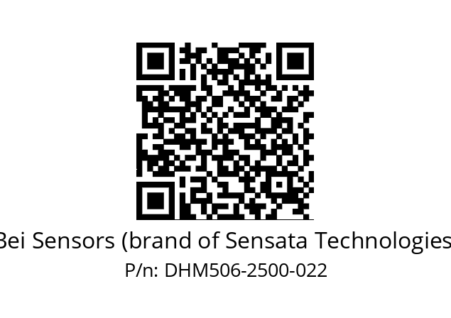  DHM5_06//2G29//02500//G6A//--03-- Bei Sensors (brand of Sensata Technologies) DHM506-2500-022