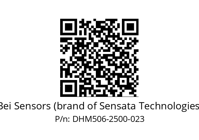  DHM5_06//2G29//02500//G8A//--03-- Bei Sensors (brand of Sensata Technologies) DHM506-2500-023