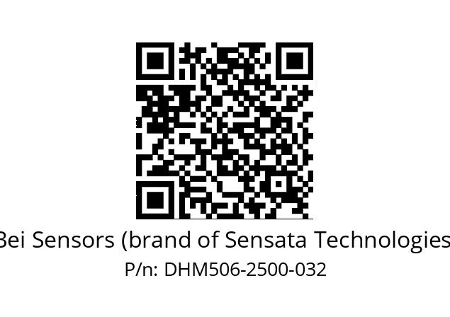  DHM5_06//2G29//02500//G5R//--03-- Bei Sensors (brand of Sensata Technologies) DHM506-2500-032