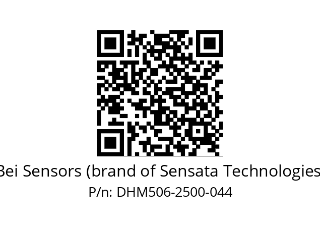  DHM5_06//RP29//02500//G6R//--03-- Bei Sensors (brand of Sensata Technologies) DHM506-2500-044