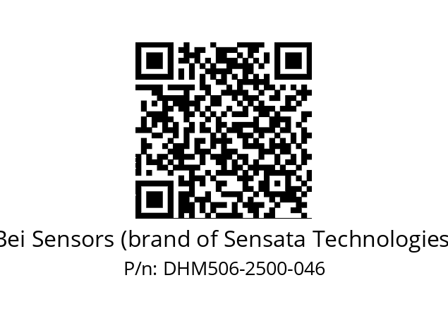  DHM5_06//RG59//02500//G3R020//--03-- Bei Sensors (brand of Sensata Technologies) DHM506-2500-046