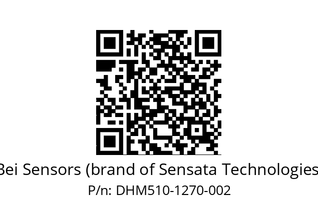  DHM5_10//RG59//01270//G6R// Bei Sensors (brand of Sensata Technologies) DHM510-1270-002