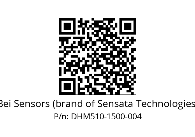  DHM5_10//RG59//01500//G6R//--03-- Bei Sensors (brand of Sensata Technologies) DHM510-1500-004