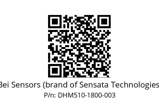  DHM5_10//RG59//01800//G6R// Bei Sensors (brand of Sensata Technologies) DHM510-1800-003