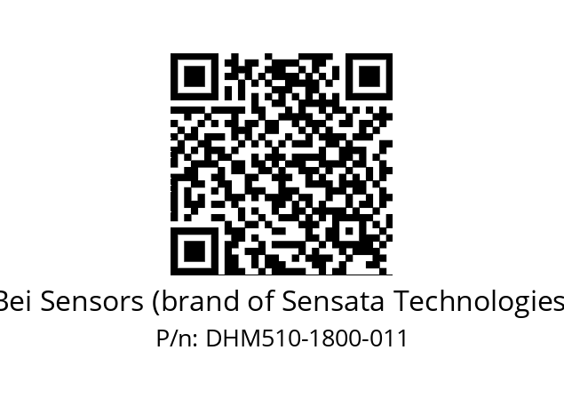  DHM5_10//RG29//01800//G6R//--03-- Bei Sensors (brand of Sensata Technologies) DHM510-1800-011