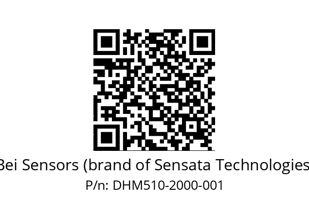  DHM5_10//2G29//02000//G3R020// Bei Sensors (brand of Sensata Technologies) DHM510-2000-001