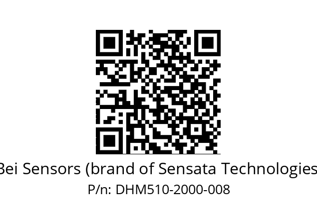  DHM5_10//RG57//02000//G3R020// Bei Sensors (brand of Sensata Technologies) DHM510-2000-008