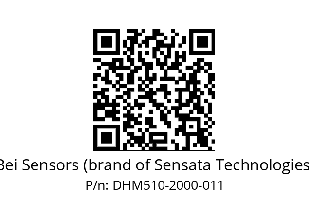  DHM5_10//RG29//02000//G6A// Bei Sensors (brand of Sensata Technologies) DHM510-2000-011