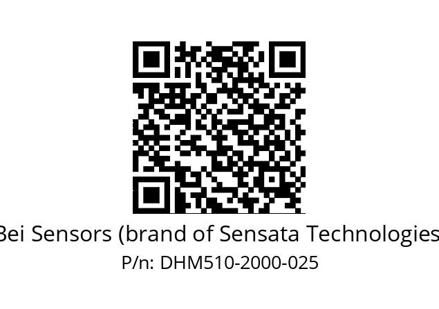  DHM5_10//RG59//02000//G5R// Bei Sensors (brand of Sensata Technologies) DHM510-2000-025