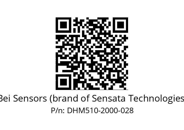  DHM5_10//RG57//02000//G3A020// Bei Sensors (brand of Sensata Technologies) DHM510-2000-028