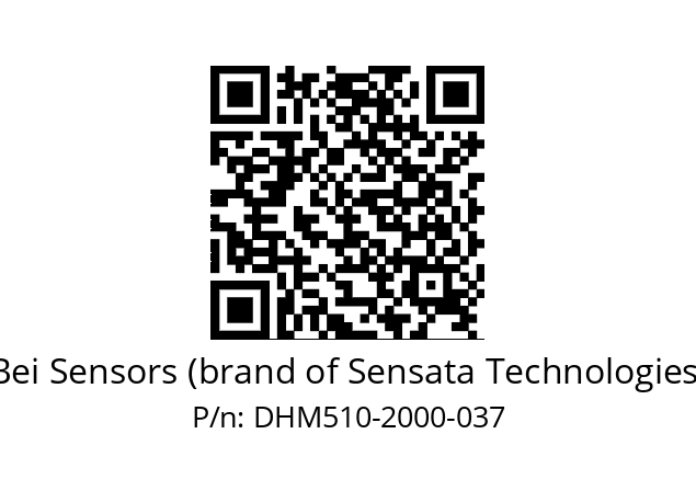  DHM5_10//RG2N//02000//G6R// Bei Sensors (brand of Sensata Technologies) DHM510-2000-037