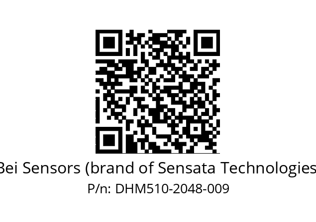  DHM5_10//RG59//02048//G6A// Bei Sensors (brand of Sensata Technologies) DHM510-2048-009