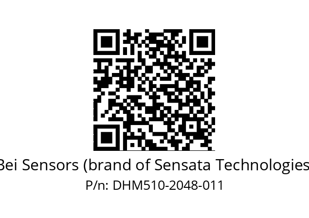  DHM5_10//2G29//02048//G6A// Bei Sensors (brand of Sensata Technologies) DHM510-2048-011