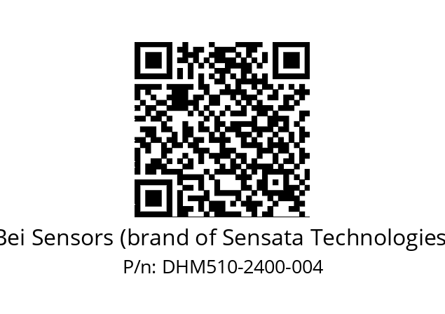  DHM5_10//2G29//02400//G6R// Bei Sensors (brand of Sensata Technologies) DHM510-2400-004