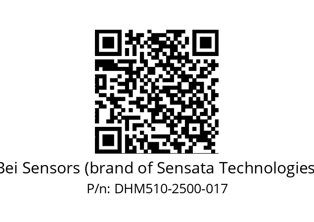  DHM5_10//RP59//02500//G3R020// Bei Sensors (brand of Sensata Technologies) DHM510-2500-017