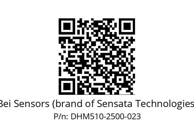  DHM5_10//RG59//02500//G3A050// Bei Sensors (brand of Sensata Technologies) DHM510-2500-023