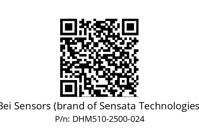  DHM5_10//RG57//02500//G6R// Bei Sensors (brand of Sensata Technologies) DHM510-2500-024