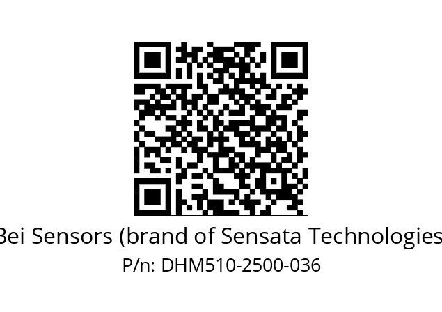  DHM5_10//RG59//02500//G3R030// Bei Sensors (brand of Sensata Technologies) DHM510-2500-036