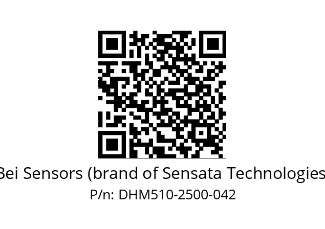  DHM5_10//RG59//02500//G3R020//--05-- Bei Sensors (brand of Sensata Technologies) DHM510-2500-042