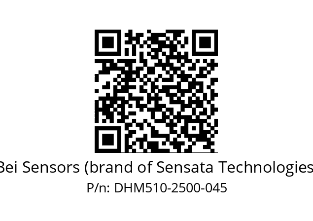  DHM5_10//RG29//02500//G3R020// Bei Sensors (brand of Sensata Technologies) DHM510-2500-045