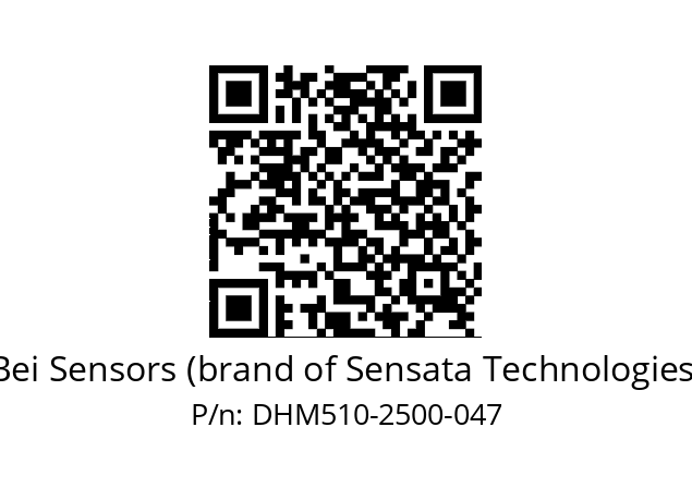  DHM5_10//RG59//02500//G8A// Bei Sensors (brand of Sensata Technologies) DHM510-2500-047