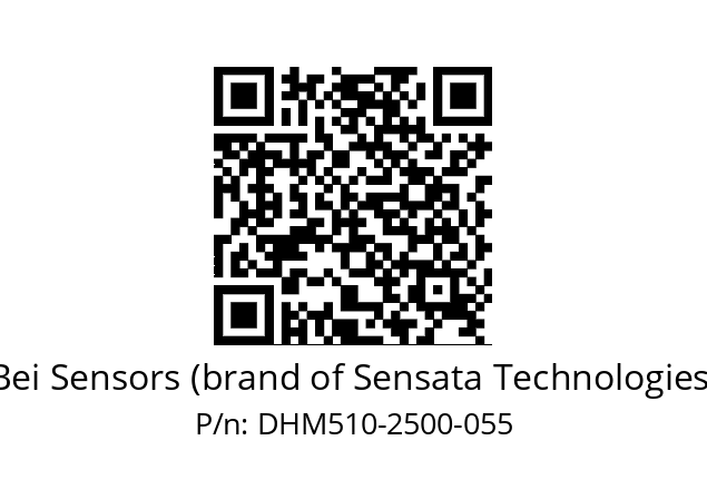  DHM5_10//2G29//02500//G5R// Bei Sensors (brand of Sensata Technologies) DHM510-2500-055