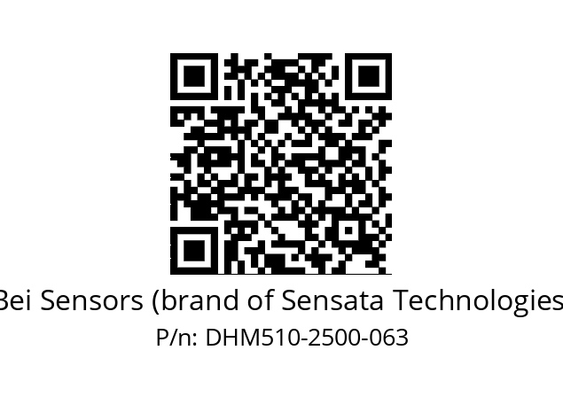  DHM5_10//RG59//02500//GMR// Bei Sensors (brand of Sensata Technologies) DHM510-2500-063