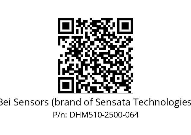  DHM5_10//RP59//02500//G8R// Bei Sensors (brand of Sensata Technologies) DHM510-2500-064