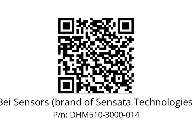  DHM5_10//2G2N//03000//G6R// Bei Sensors (brand of Sensata Technologies) DHM510-3000-014