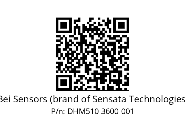  DHM5_10//RP59//03600//G3R020// Bei Sensors (brand of Sensata Technologies) DHM510-3600-001