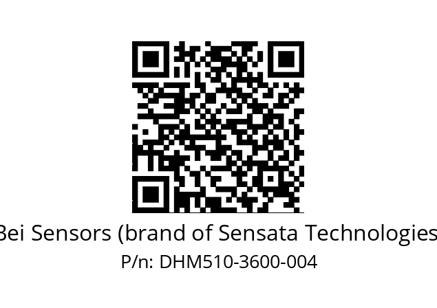  DHM5_10//2G29//03600//G6R// Bei Sensors (brand of Sensata Technologies) DHM510-3600-004