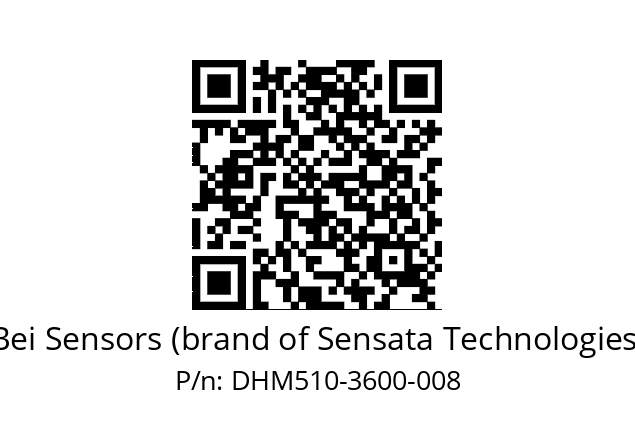  DHM5_10//RG59//03600//G6A// Bei Sensors (brand of Sensata Technologies) DHM510-3600-008