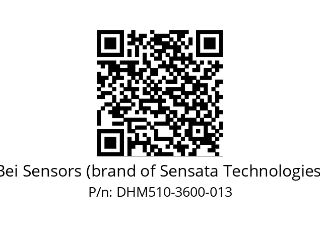  DHM5_10//RP29//03600//GPR050// Bei Sensors (brand of Sensata Technologies) DHM510-3600-013