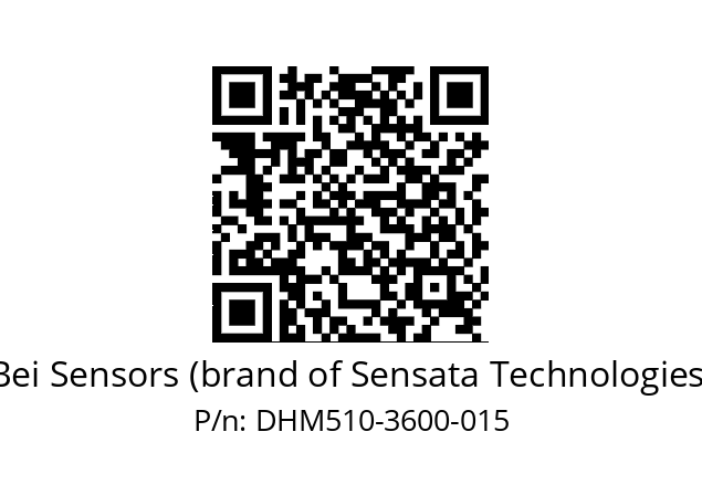  DHM5_10//PGP8//03600//GAA// Bei Sensors (brand of Sensata Technologies) DHM510-3600-015