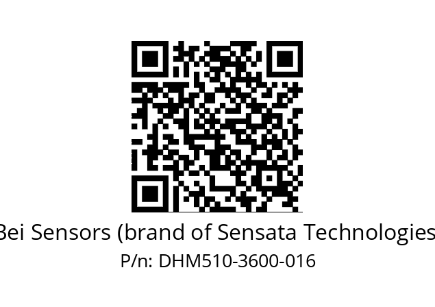  DHM5_10//RP29//03600//G6R// Bei Sensors (brand of Sensata Technologies) DHM510-3600-016