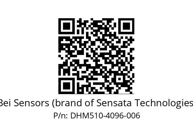  DHM5_10//RG29//04096//G3R020// Bei Sensors (brand of Sensata Technologies) DHM510-4096-006