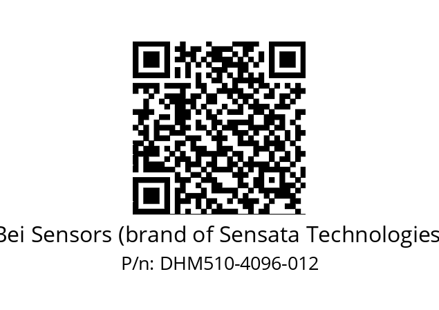  DHM5_10//RP29//04096//G6R// Bei Sensors (brand of Sensata Technologies) DHM510-4096-012