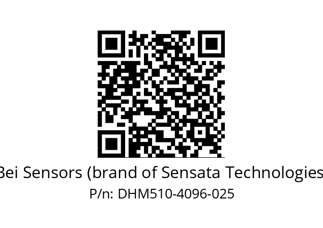  DHM5_10//RG57//04096//G3R050// Bei Sensors (brand of Sensata Technologies) DHM510-4096-025