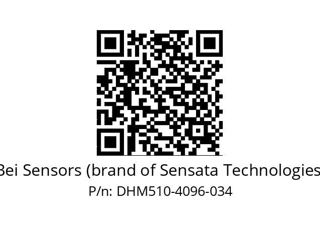  DHM5_10//2G29//04096//G6R//--03-- Bei Sensors (brand of Sensata Technologies) DHM510-4096-034