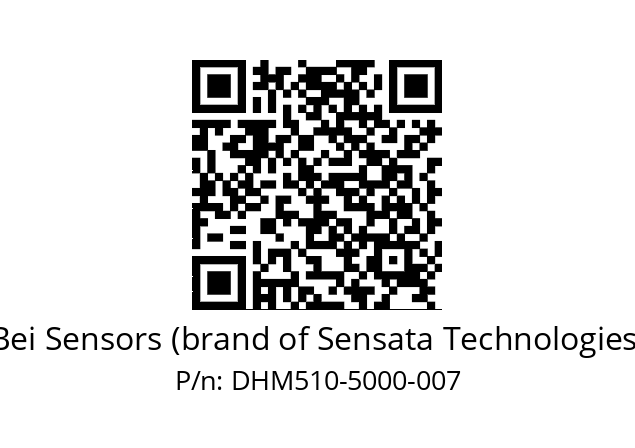  DHM5_10//RG59//05000//G6R// Bei Sensors (brand of Sensata Technologies) DHM510-5000-007