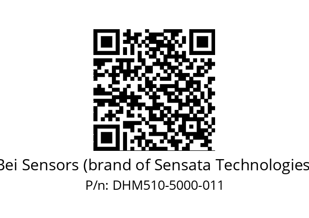  DHM5_10//RG29//05000//G6R// Bei Sensors (brand of Sensata Technologies) DHM510-5000-011