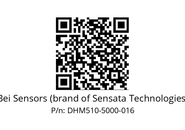  DHM5_10//2G29//05000//G3R020// Bei Sensors (brand of Sensata Technologies) DHM510-5000-016