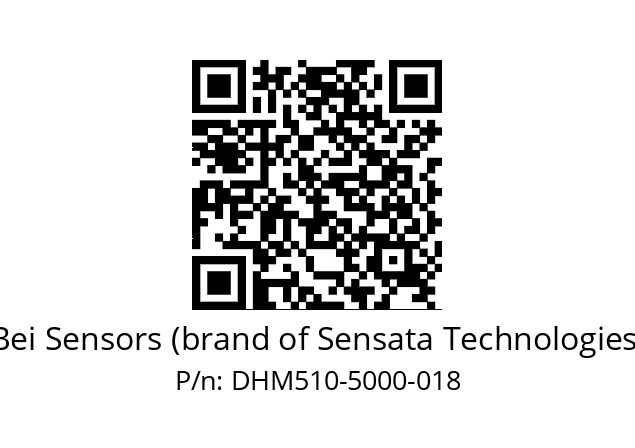  DHM5_10//2G29//05000//G6R//--03-- Bei Sensors (brand of Sensata Technologies) DHM510-5000-018