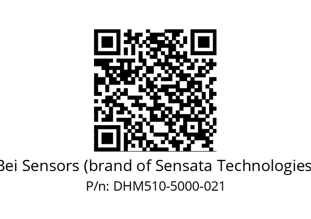  DHM5_10//RG59//05000//G6R//--03-- Bei Sensors (brand of Sensata Technologies) DHM510-5000-021