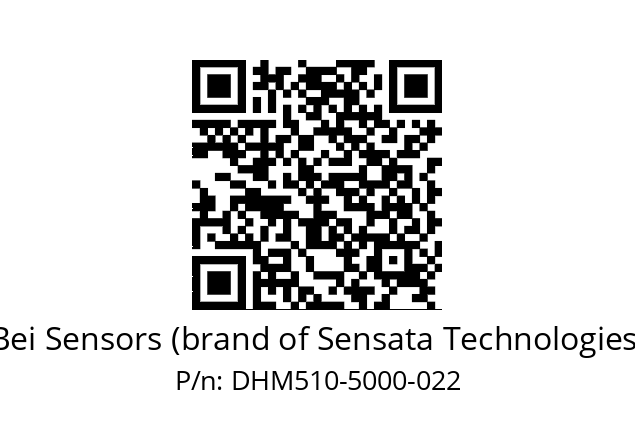  DHM5_10//RG59//05000//G3R030// Bei Sensors (brand of Sensata Technologies) DHM510-5000-022