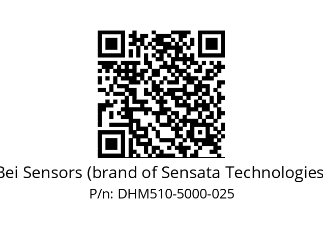  DHM5_10//RG59//05000//G6A// Bei Sensors (brand of Sensata Technologies) DHM510-5000-025