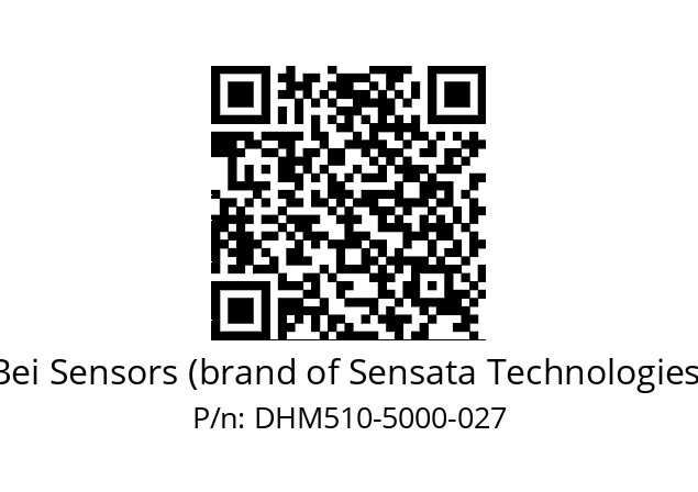  DHM5_10//RG57//05000//G6R// Bei Sensors (brand of Sensata Technologies) DHM510-5000-027